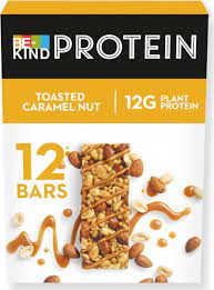 Ореховый батончик BE-KIND Protein, c карамелью и растительным протеином
