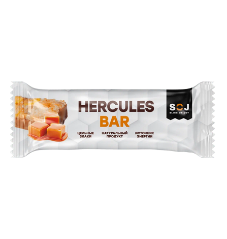 Злаковый батончик Hercules bar с солёной карамелью