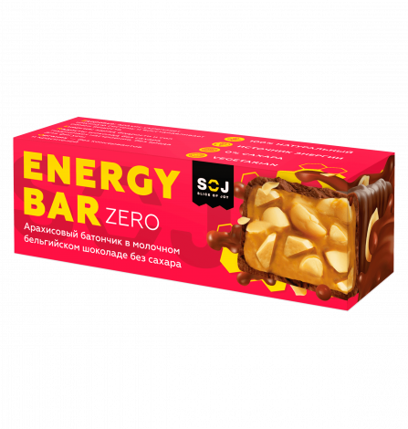 Энергетический батончик Energy Bar ZERO арахис