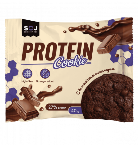 Печенье Protein Cookie с молочным шоколадом без добавления сахара 40г