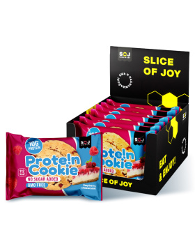 Печенье "Prote!n Cookie" со вкусом малинового чизкейка без добавления сахара