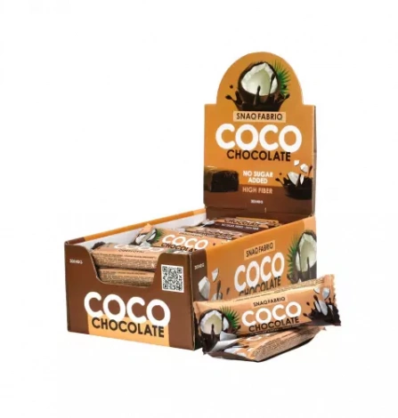 Батончик в шоколаде Snaq Fabriq "COCO" - Шоколадный кокос